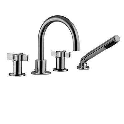 Ca'bano CA8330499- 4 Piece deck mount tub filler with hand spray