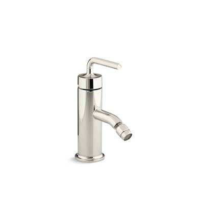 Kohler 14434-4A-SN- Purist® Horizontal swivel spray aerator bidet faucet with straight lever handle | FaucetExpress.ca
