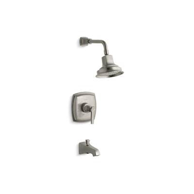 Kohler TS16225-4-BN- Margaux® Rite-Temp® bath and shower trim set with lever handle and NPT spout, valve not included | FaucetExpress.ca