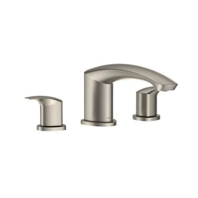 Toto TBG09201U#BN- TOTO GM Two-Handle Deck-Mount Roman Tub Filler Trim, Brushed Nickel - TBG09201U#BN | FaucetExpress.ca