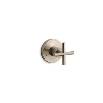 Kohler T14491-3-BV- Purist® Valve trim with cross handle for transfer valve, requires valve | FaucetExpress.ca