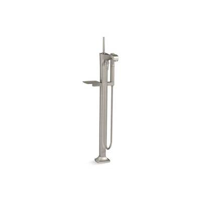 Kohler T97331-4-BN- Margaux® floor-mount bath filler trim with handshower | FaucetExpress.ca