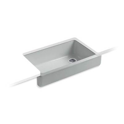 Kohler 6488-95- Whitehaven® 35-1/2'' x 21-9/16'' x 9-5/8'' Undermount single-bowl farmhouse kitchen sink | FaucetExpress.ca