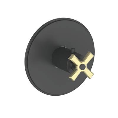 Vogt VT.Z4.140.GB- Zehn Thermostatic Valve and Trim 3/4' Matte Gold Matte Black