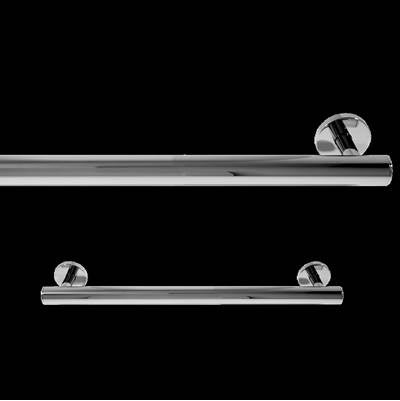 Laloo R3218ADA WF- Round 18" Safety Bar (ADA) - White Frost | FaucetExpress.ca