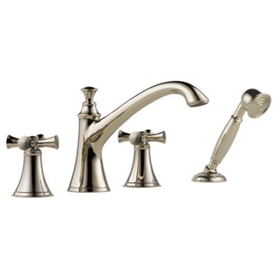 Brizo T67405-PNLHP- Roman Tub Faucet W/Handshower | FaucetExpress.ca