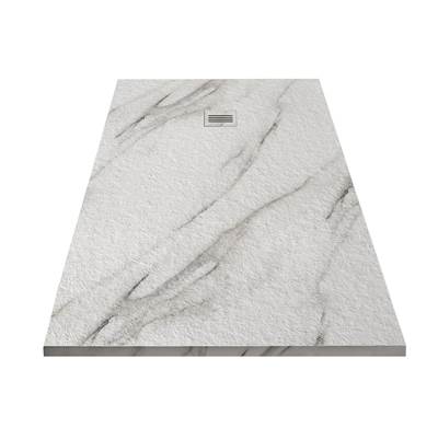 Royal Bath and Marble ERASTONE6036CA- SHOWER BASE - ERA STONE 60''X36" CALACATTA