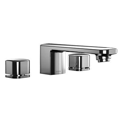 Toto TB630DD#BN- Upton 3Hole Deck Bath Faucet Brass Brushed Nickel | FaucetExpress.ca
