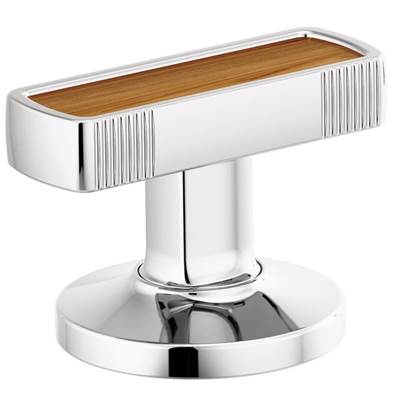 Brizo HI5306-PCWD- Knob Handle W/Wood Insert