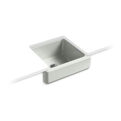 Kohler 5664-FF- Whitehaven® 23-1/2'' x 21-9/16'' x 9-5/8'' Undermount single-bowl farmhouse sink | FaucetExpress.ca