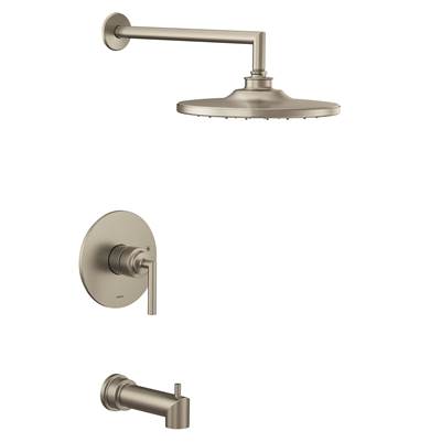 Moen UTS22003EPBN- Arris M-Core 2-Series Eco Performance 1-Handle Tub And Shower Trim Kit In Brushed Nickel (Valve Sold Separately)