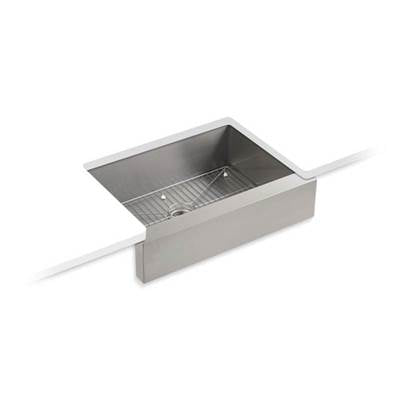 Kohler 3936-NA- Vault 29-1/2'' x 21-1/4'' x 9-5/16'' Undermount single-bowl farmhouse kitchen sink for 30'' cabinet | FaucetExpress.ca