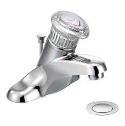 Moen 64621- Chrome one-handle low arc bathroom faucet