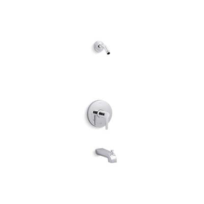 Kohler TLS97074-4-CP- Pitch Rite-Temp® bath and shower trim set, less showerhead | FaucetExpress.ca