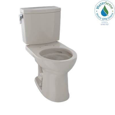 Toto CST453CUFG#03- Drake Ii 1G Round Front Bowl & Tank C453Cufg+St453U - Bone | FaucetExpress.ca