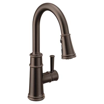 Moen 7260ORB- Belfield Single-Handle Pull-Down Sprayer Kitchen Faucet With Reflex And Power Boost In Oil Rubbed Bronze