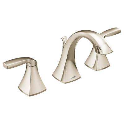 Moen T6905NL- Voss Two-Handle Widespread Bathroom Faucet, Valve Required, Polished Nickel (T6905NL)