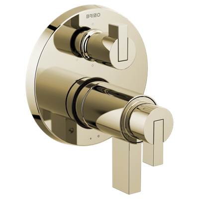 Brizo T75635-PNLHP- Tempassure Thermostatic Valve With 6 Setting Diverter Trim | FaucetExpress.ca