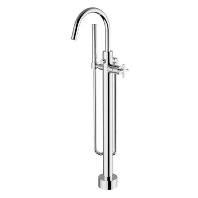 Ca'bano CA4731199- Floor mount tub filler with hand spray