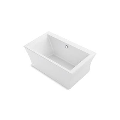 Kohler 24011-0- Stargaze® 60'' x 34'' freestanding bath with fluted shroud and center drain | FaucetExpress.ca