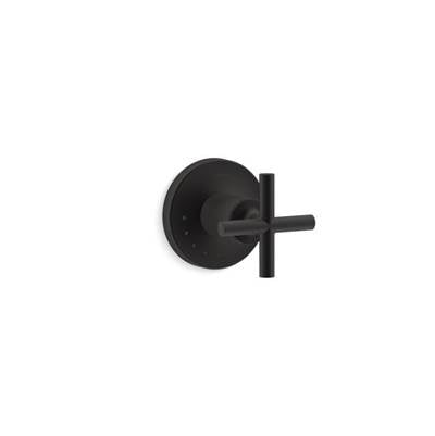 Kohler T14490-3-BL- Purist® Valve trim with cross handle for volume control valve, requires valve | FaucetExpress.ca