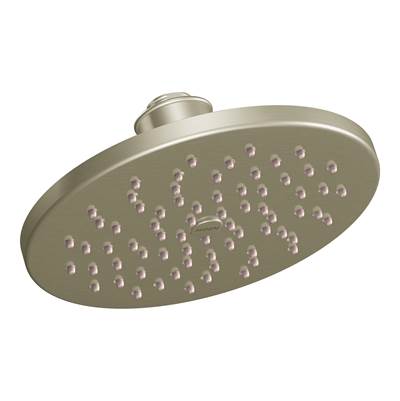 Moen S6360BN- 1-Spray 8 in. Rainshower Showerhead Featuring Immersion in Brushed Nickel
