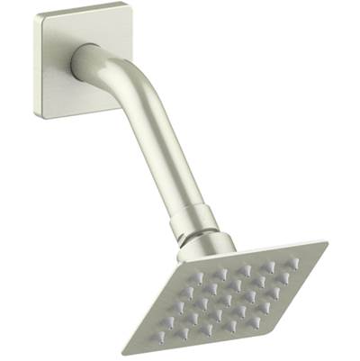 Vogt SA.01.0404.BN- Square Shower Head with 6' Wall Arm 4' Brushed Nickel