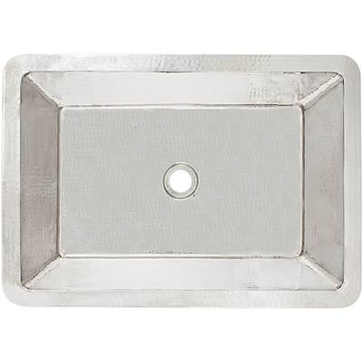 Linkasink C054-2 - Hammered Rectangular Box Sink with 2'' drain opening