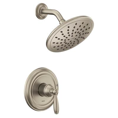 Moen UT2252EPBN- Brantford M-Core 2-Series Eco Performance 1-Handle Shower Trim Kit In Brushed Nickel (Valve Sold Separately)