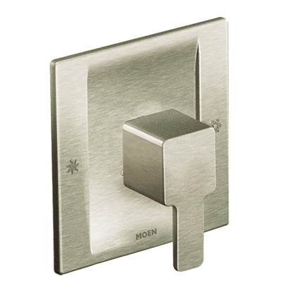 Moen TS2711BN- 90-Degree 1-Handle Posi-Temp Valve Trim Kit in Brushed Nickel (Valve Not Included)