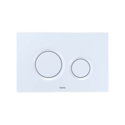 Toto YT930#WH- Basic Round Push Plate - White | FaucetExpress.ca