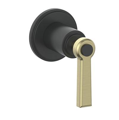 Vogt SV.Z1.01.GB- Zehn Thermostatic Volume Control Valve and Trim 3/4' Matte Gold Matte Black