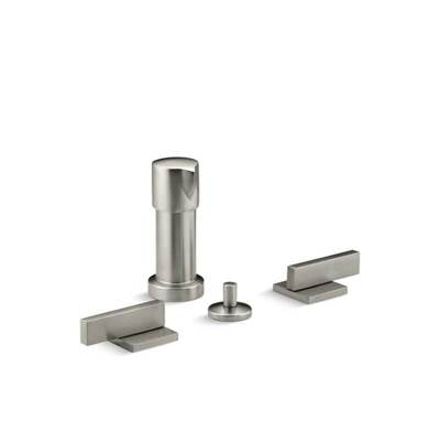 Kohler 14663-4-BN- Loure® Vertical bidet faucet with lever handles | FaucetExpress.ca
