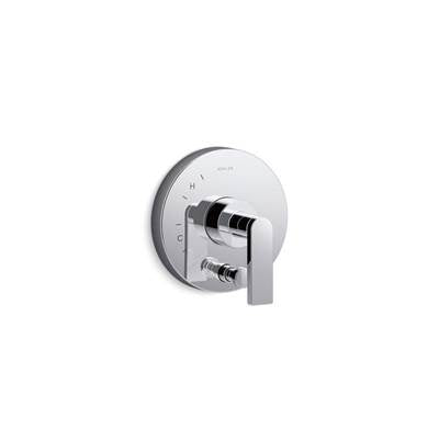 Kohler T73117-4-CP- Composed® valve trim with diverter and lever handle for Rite-Temp(R) pressure-balancing valve, requires valve | FaucetExpress.ca