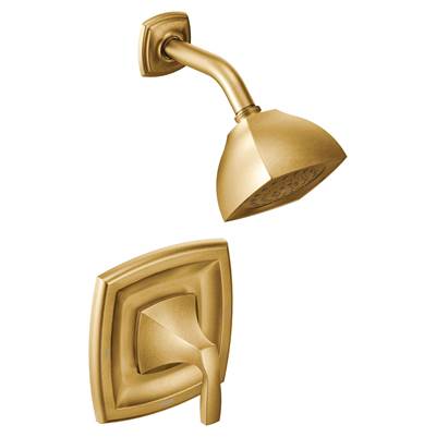 Moen T2692BG- Voss Posi-Temp Single-Handle 1-Spray Shower Faucet Trim Kit in Brushed Gold (Valve Not Included)