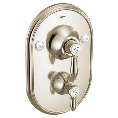 Moen TS32100NL- Weymouth Posi-Temp with Built-in 3-Function Transfer Valve Trim Kit, Valve Required, Polished Nickel