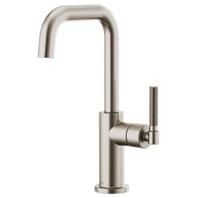 Brizo 61053LF-SS- Square Spout Bar, Knurled Handle | FaucetExpress.ca