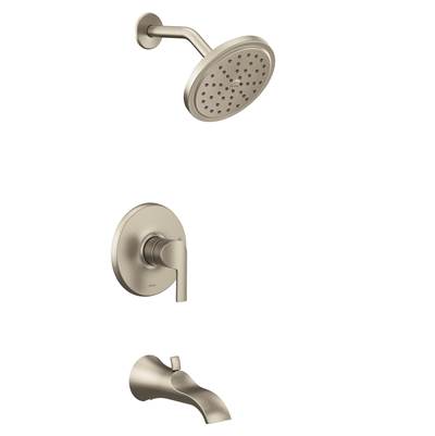 Moen UTS2203EPBN- Doux M-Core 2-Series Eco Performance 1-Handle Tub And Shower Trim Kit In Brushed Nickel (Valve Sold Separately)