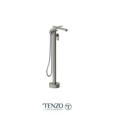 Tenzo DE52-BN- Delano Floor Mount 3 Pcs Tub Filler Brushed Nickel