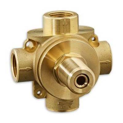 American Standard R433- 3-Way In-Wall Diverter Rough-In Valve With 3 Discrete Functions