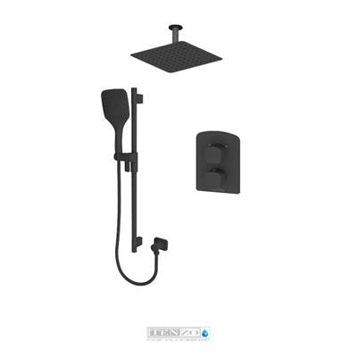Tenzo F-DET32-21131-BG - Trim For Delano T-Box Kit 2 Functions Thermo Brushed Gold Finish