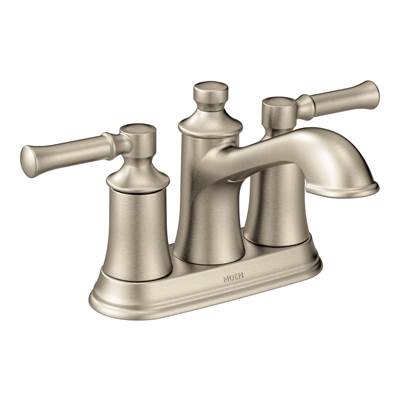 Moen 6802BN- Dartmoor 4 in. Centerset 2-Handle Bathroom Faucet in Brushed Nickel