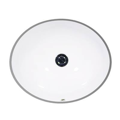 Icera L-280.01- Vanity Medium Undermount Lavatory White | FaucetExpress.ca