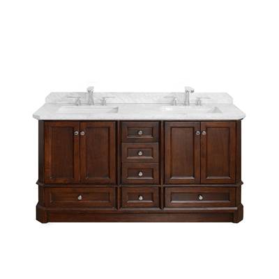 Icera 3250.602.206- Malibu Vanity Cabinet 60-in Walnut Brown | FaucetExpress.ca