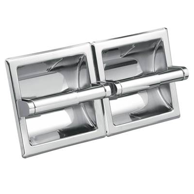 Moen 5577- Hotel Motel Chrome Double Paper Holder