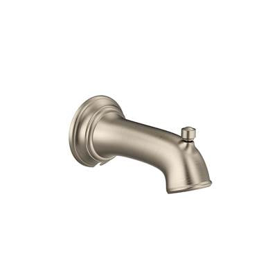 Moen 3737BN- Dartmoor 1/2-Inch Slip Fit Connection Diverter Tub Spout, Brushed Nickel