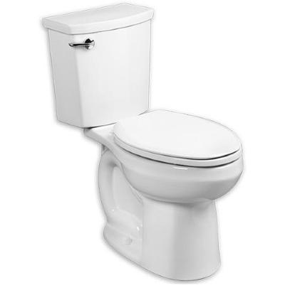 American Standard 288AA114.020- H2Optimum Two-Piece 1.1 Gpf/4.2 Lpf Chair Height Elongated Toilet Less Seat