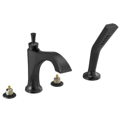 Delta T4756-BLLHP- Roman Tub Faucet Trim W/ Hs W/O Handles | FaucetExpress.ca