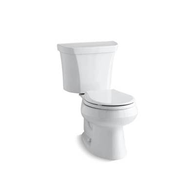 Kohler 3987-RA-0- Wellworth® Two-piece round-front dual-flush toilet with right-hand trip lever | FaucetExpress.ca