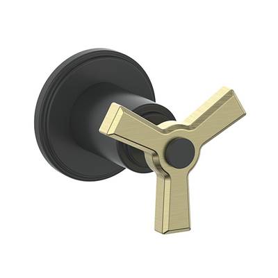 Vogt TM.Z3.01.GB- Zehn Trim for 3/4' Thermostatic Volume Control Valve Matte Gold Matte Black